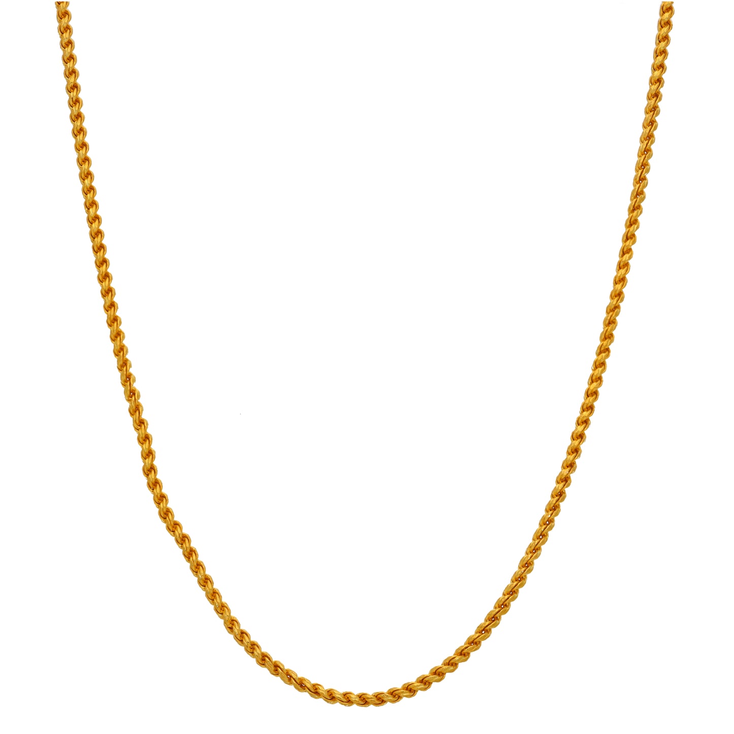 22ct Gold Rope Chain 24"