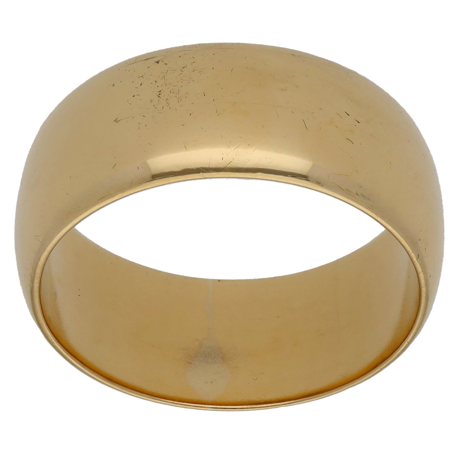 9ct Gold Plain Wedding Ring Size R