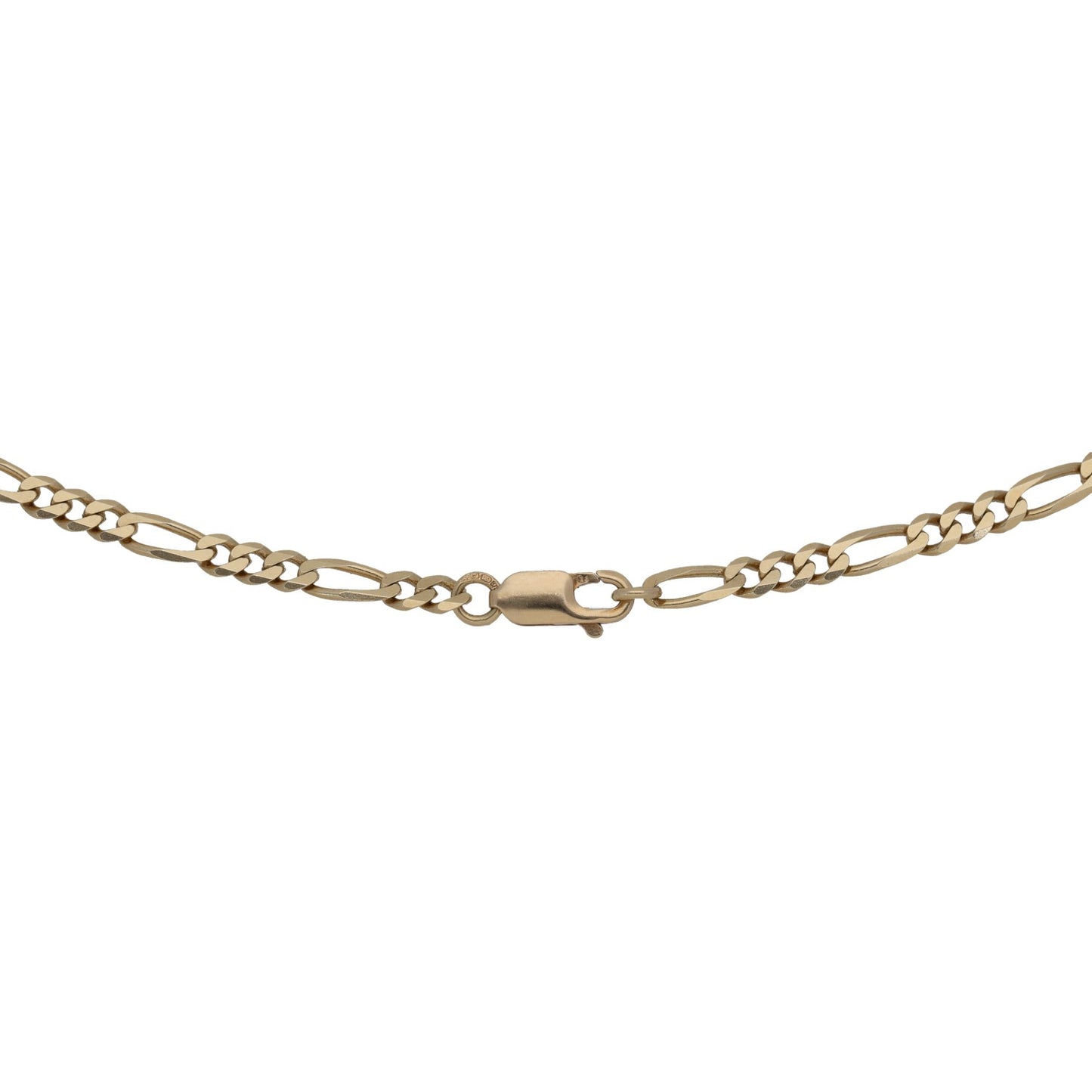 9ct Gold Figaro Chain 18"