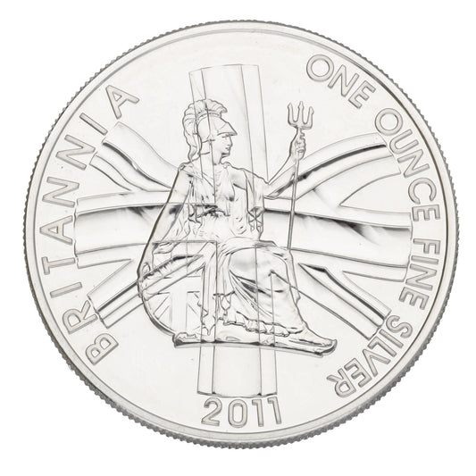 Fine Silver Queen Elizabeth II 1 OZ Britannia Coin 2011