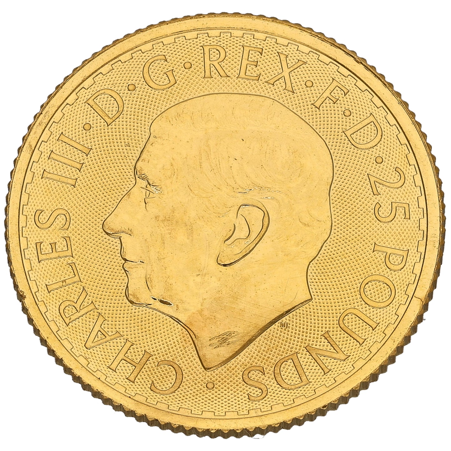 24ct Gold King Charles III 1/4 OZ Britannia Coin 2025