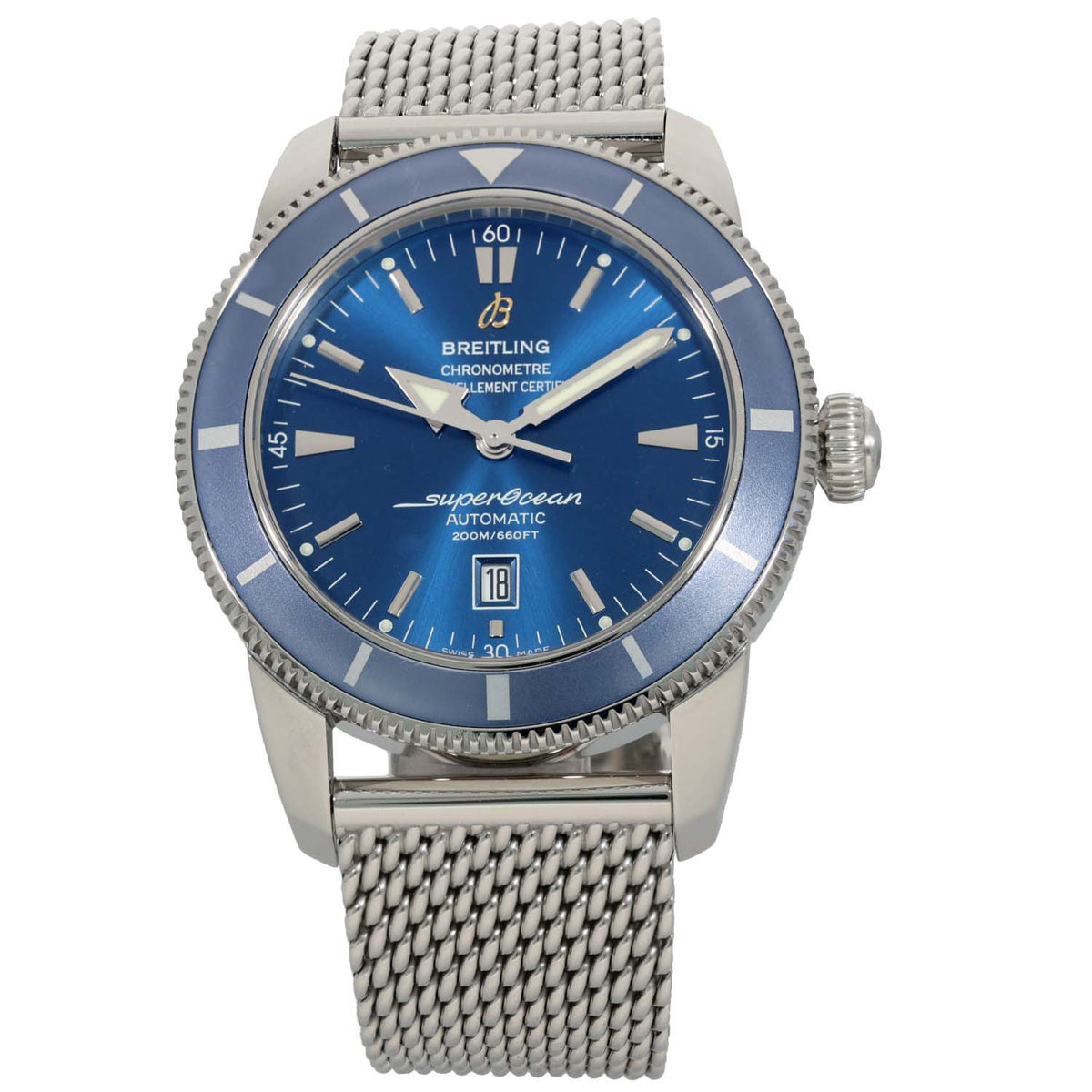 Breitling Superocean Heritage A17320 46mm Stainless Steel Watch