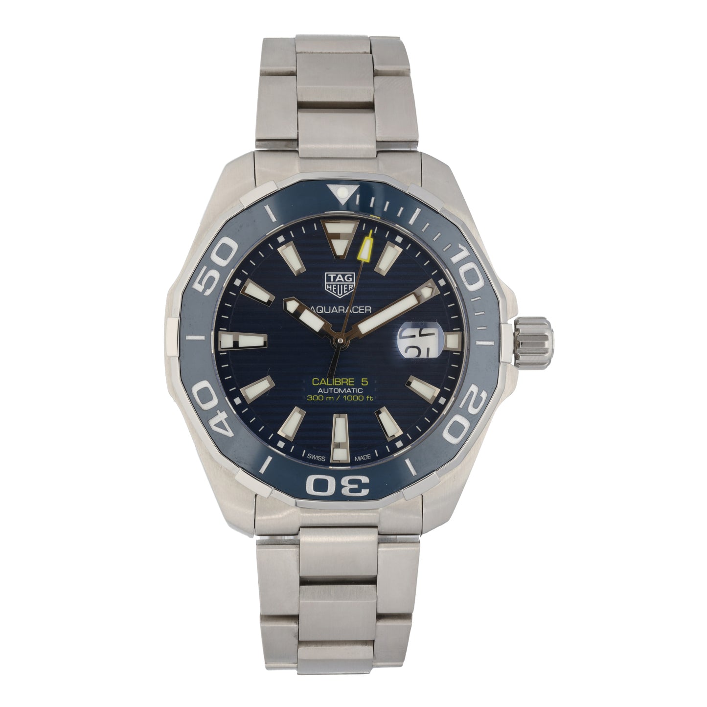 Tag Heuer Aquaracer WAY201B 43mm Stainless Steel Watch