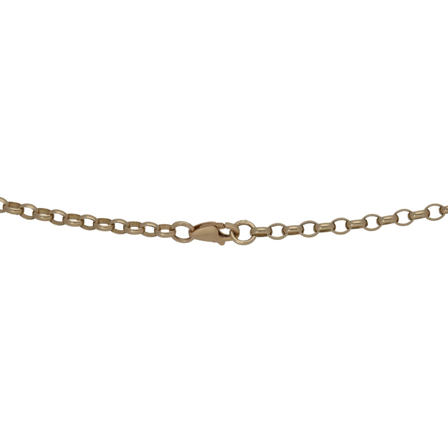 9ct Gold Belcher Chain 18"