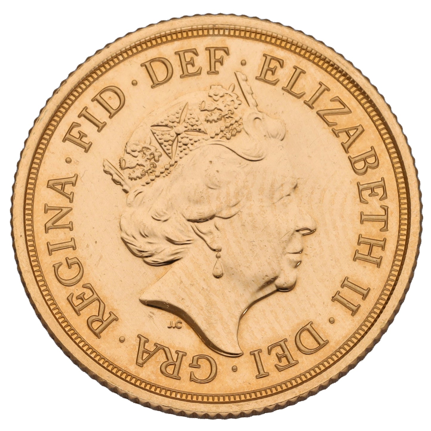 22ct Gold Queen Elizabeth II Full Sovereign Coin 2018