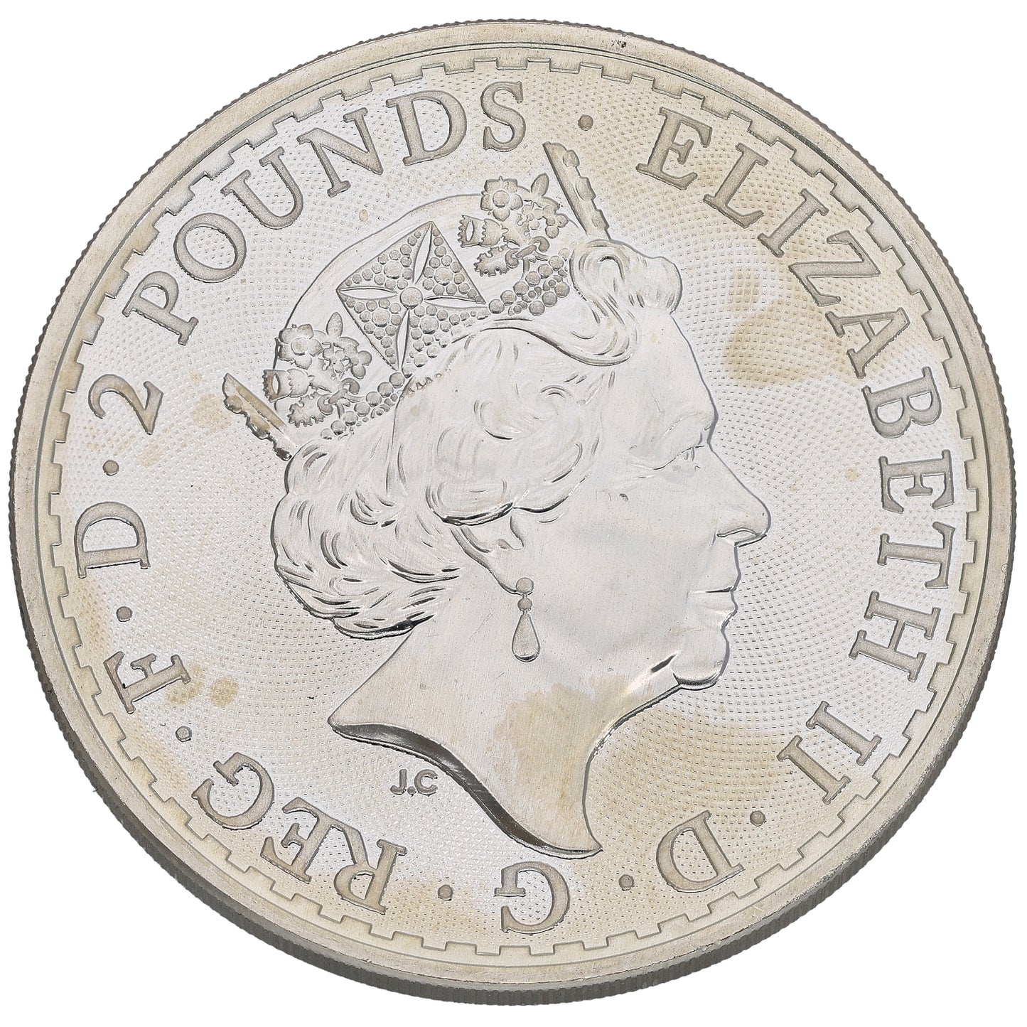 Fine Silver Queen Elizabeth II 1 OZ Britannia Coin 2021