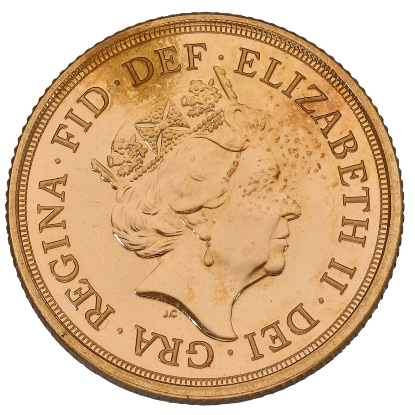 22ct Gold Queen Elizabeth II Full Sovereign Coin 2019