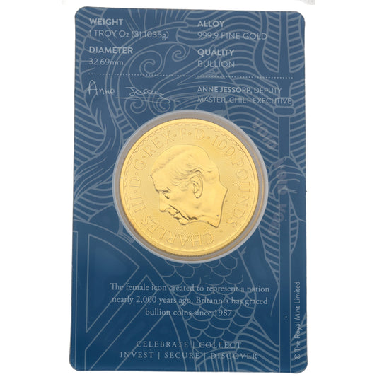 24ct Gold King Charles III 1 OZ Britannia Coin 2023