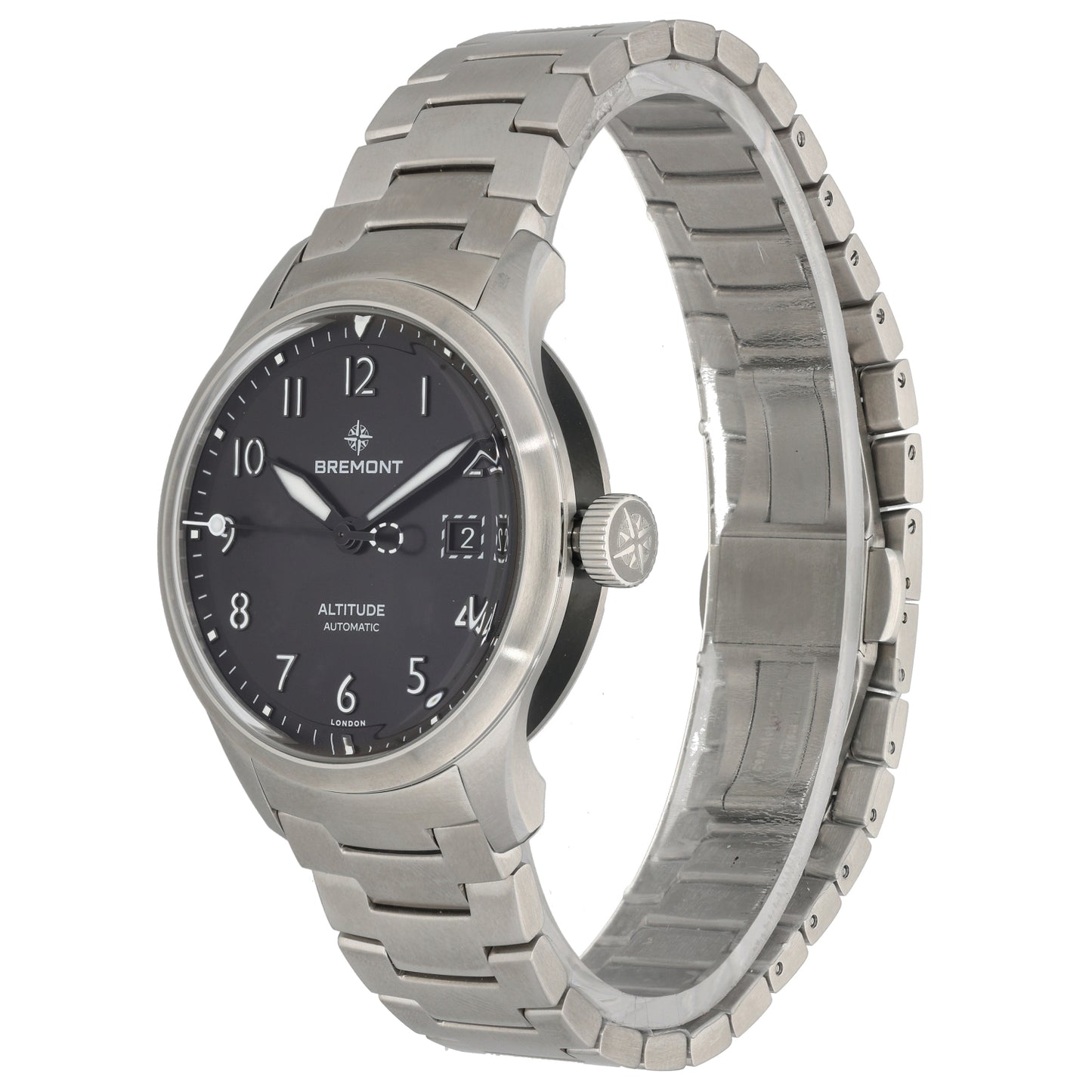 Bremont Altitude ALT39-DT-SS-BK-B 39mm Stainless Steel Watch