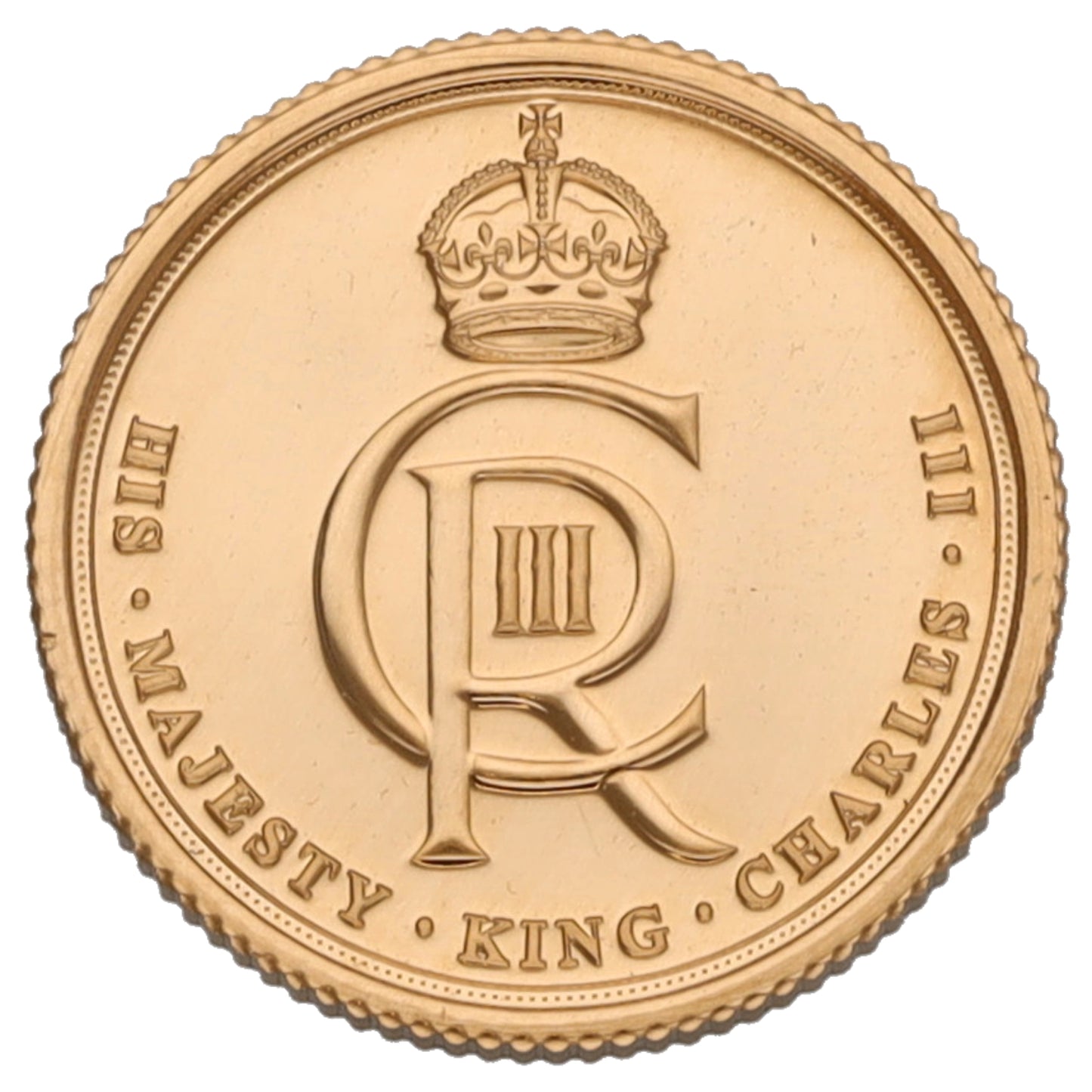 22ct Gold King Charles III Quarter Sovereign Coin 2023
