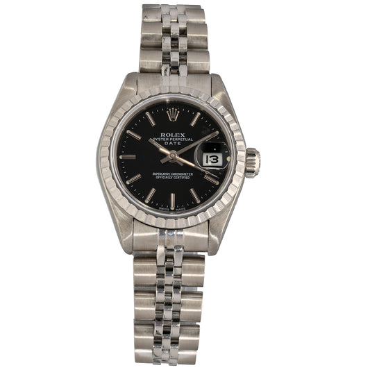 Rolex Date 69240 26mm Stainless Steel Watch