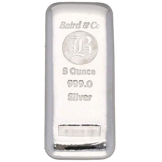 New Fine Silver 5 OZ Bar