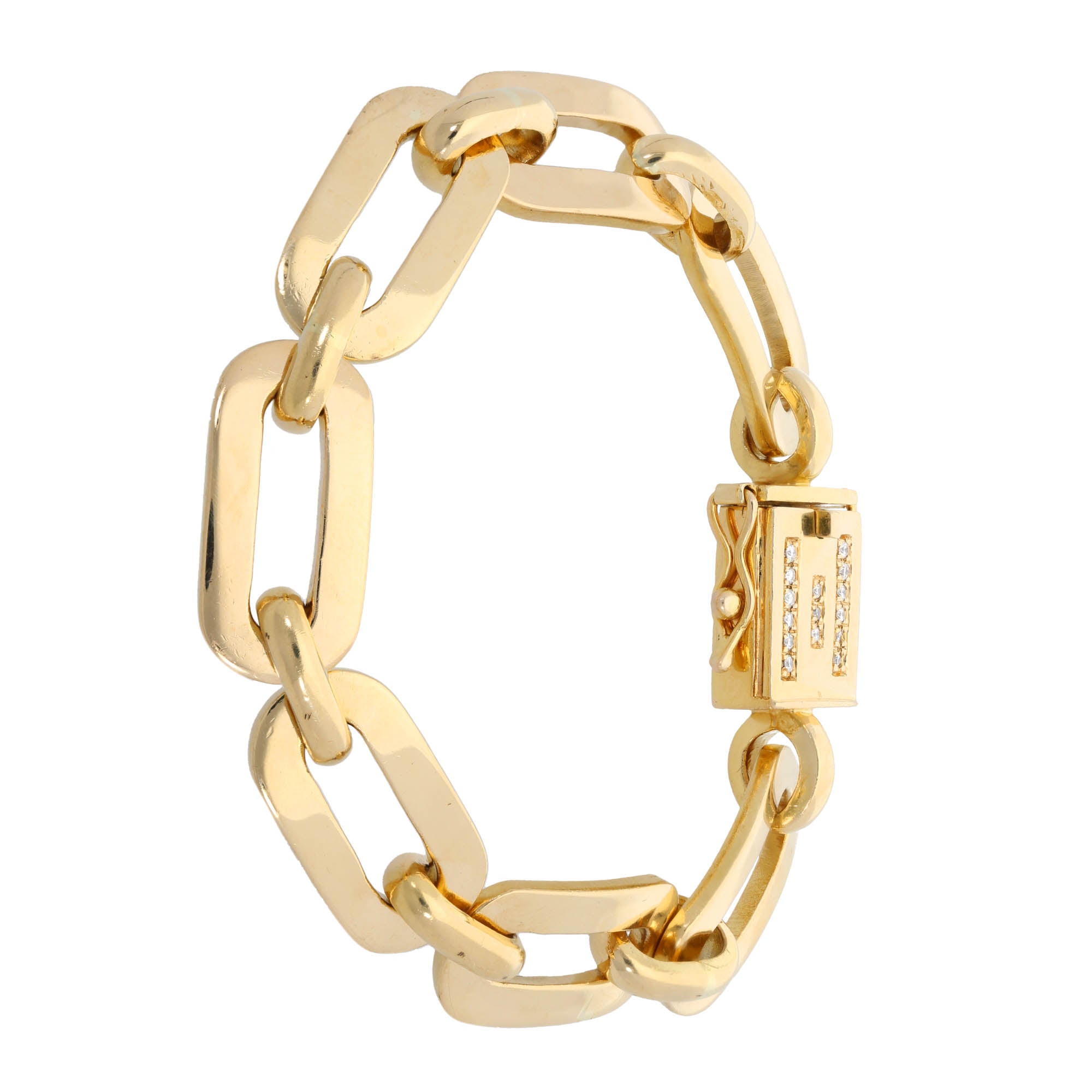 9ct Gold 0.15ct Diamond Alternative Bracelet – H&T