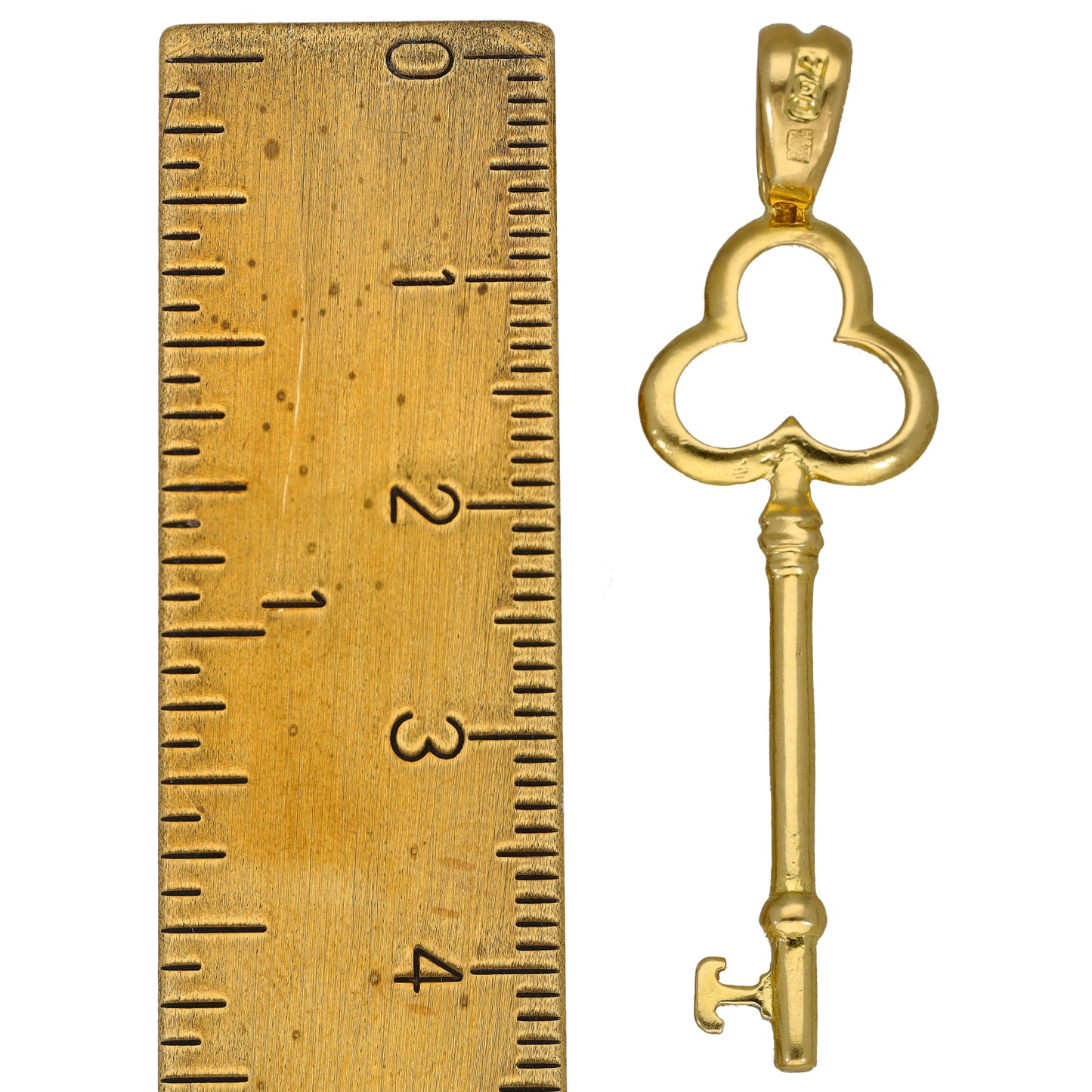 18ct Gold Key Pendant