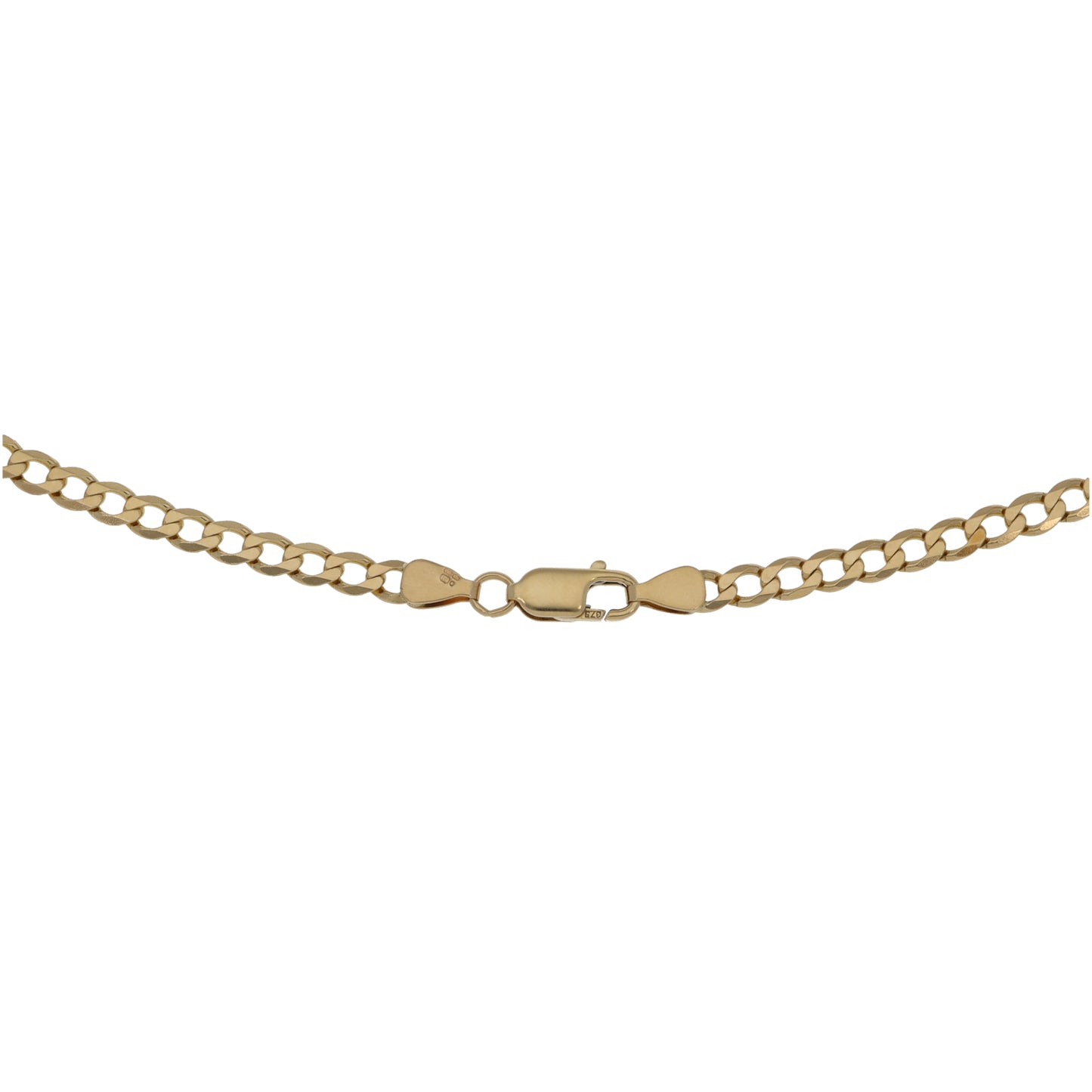 9ct Gold Curb Chain 20"