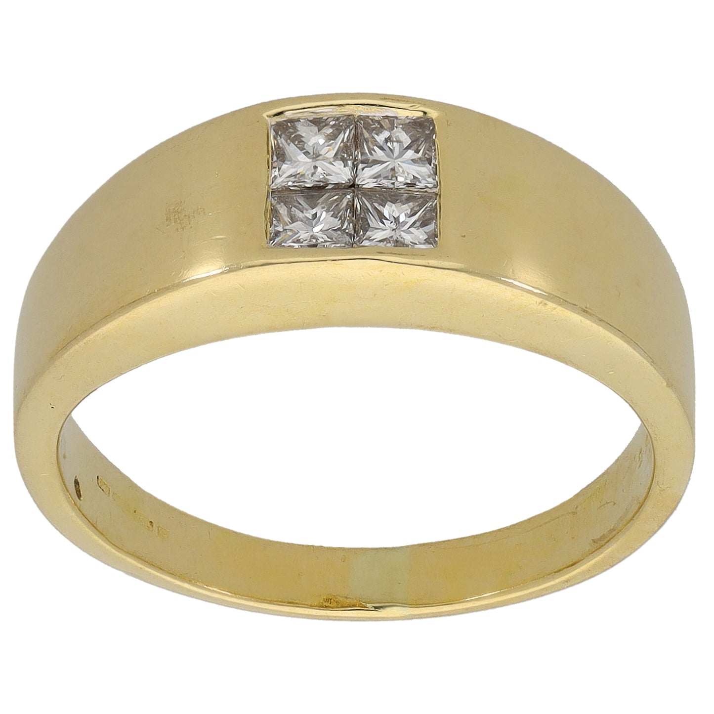 18ct Gold 0.40ct Diamond Dress/Cocktail Ring Size P