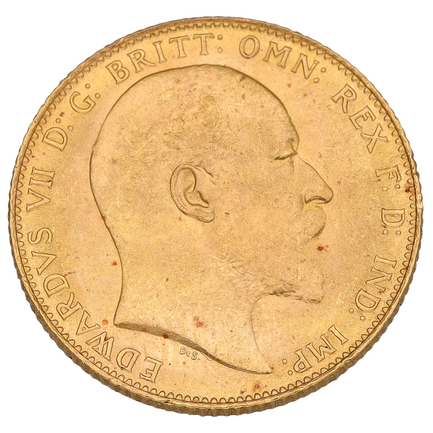 22ct Gold King Edward VII Full Sovereign Coin 1909