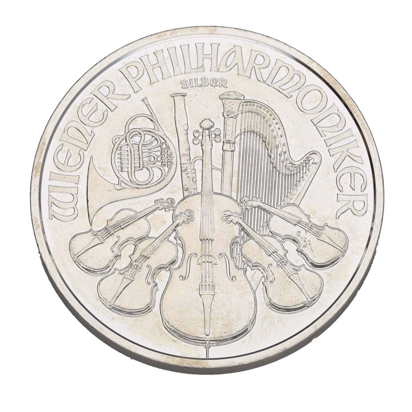 Fine Silver Austrian Philharmonic 1 OZ Coin 2021