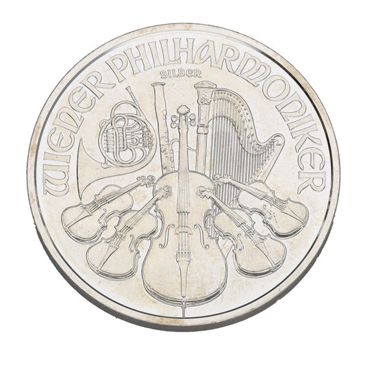 Fine Silver Austrian Philharmonic 1 OZ Coin 2021