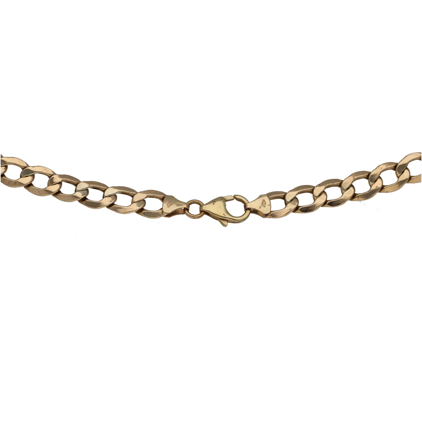9ct Gold Curb Chain 24"