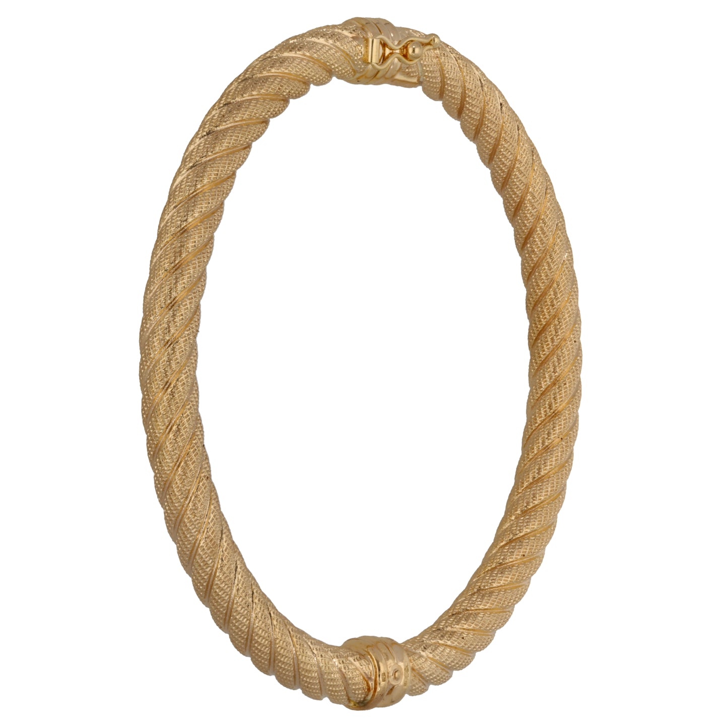 9ct Gold Hinged/Clasp Bangle