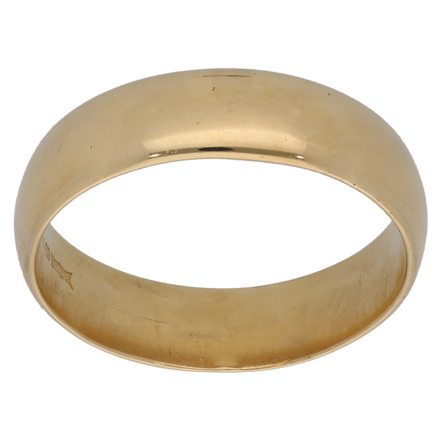 9ct Gold Plain Wedding Ring Size U