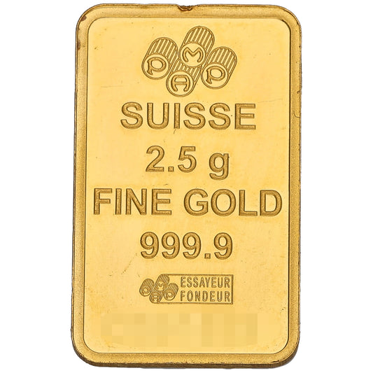 24ct 2.5g Gold Bar