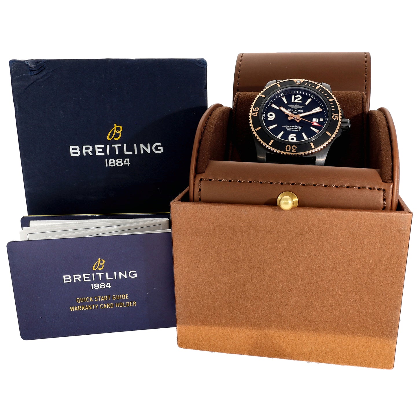 Breitling Superocean U17368 44mm PVD Stainless Steel Watch