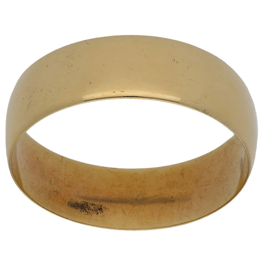 9ct Gold Plain Wedding Ring Size Z+2