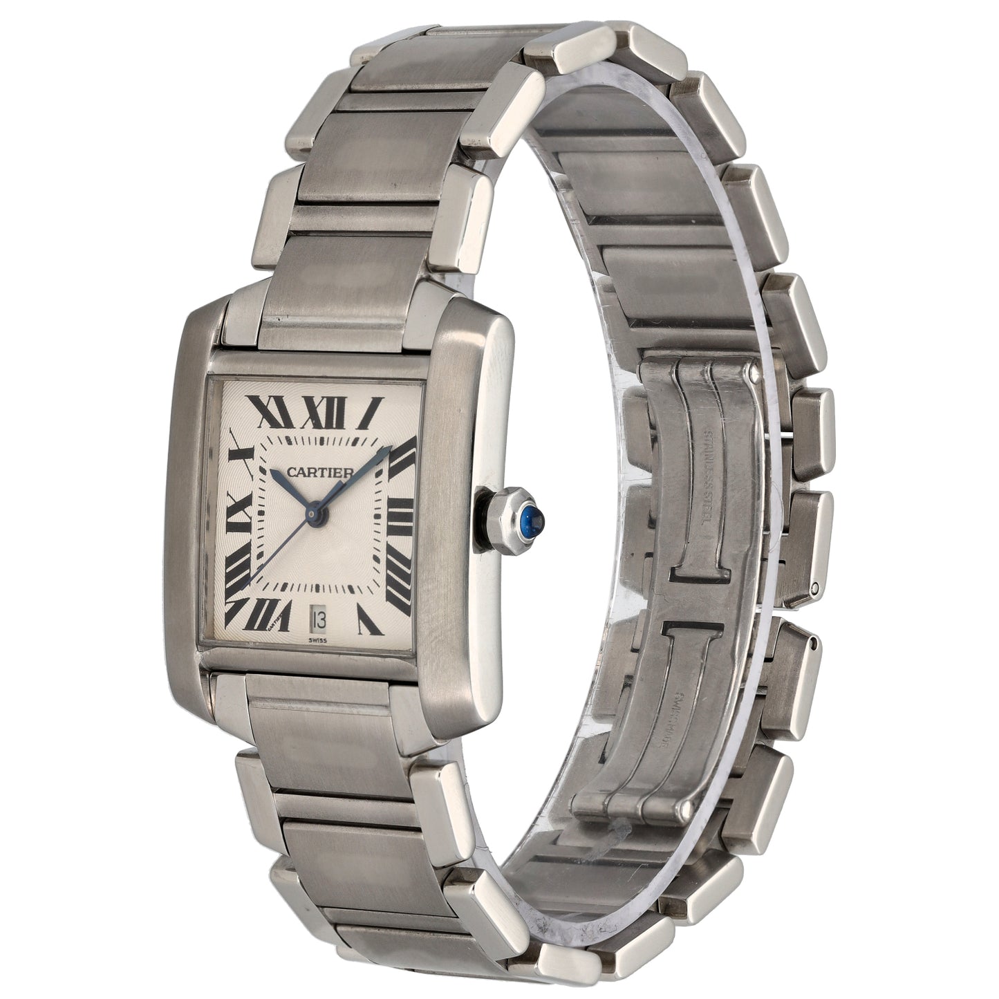 Cartier Tank Francaise 2302 28mm Stainless Steel Watch