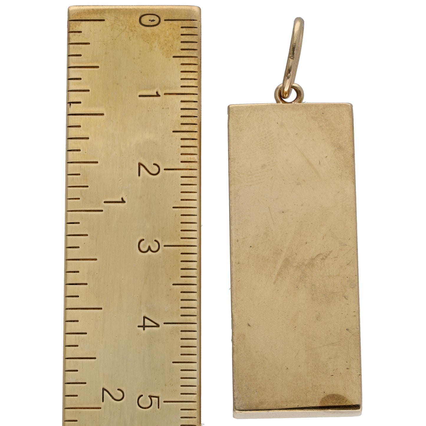 9ct Gold Ingot Pendant