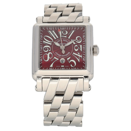 Franck Muller Conquistador Cortez 10000 L SC 32mm Stainless Steel Watch