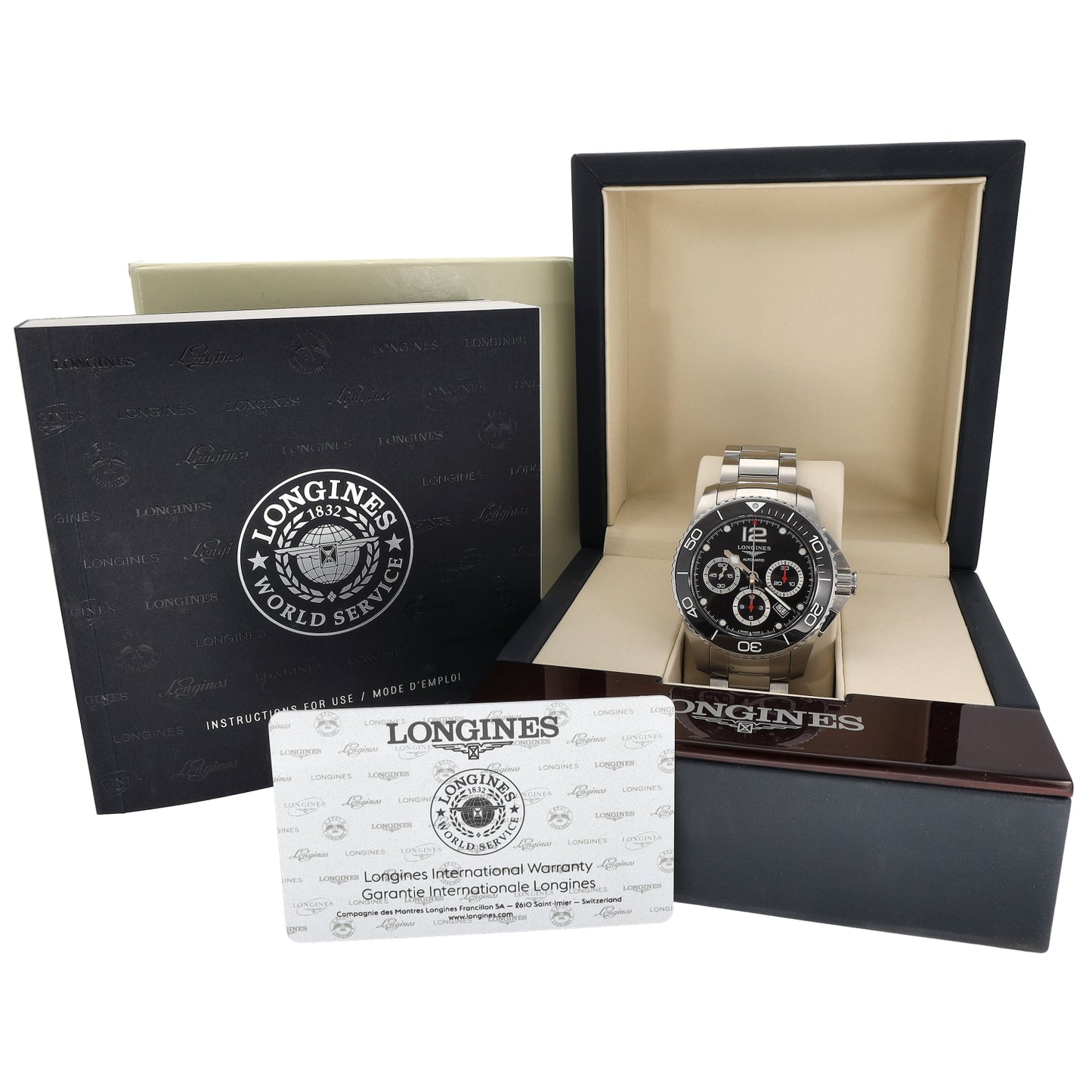 Longines Hydro Conquest L3.883.4 43mm Stainless Steel Watch