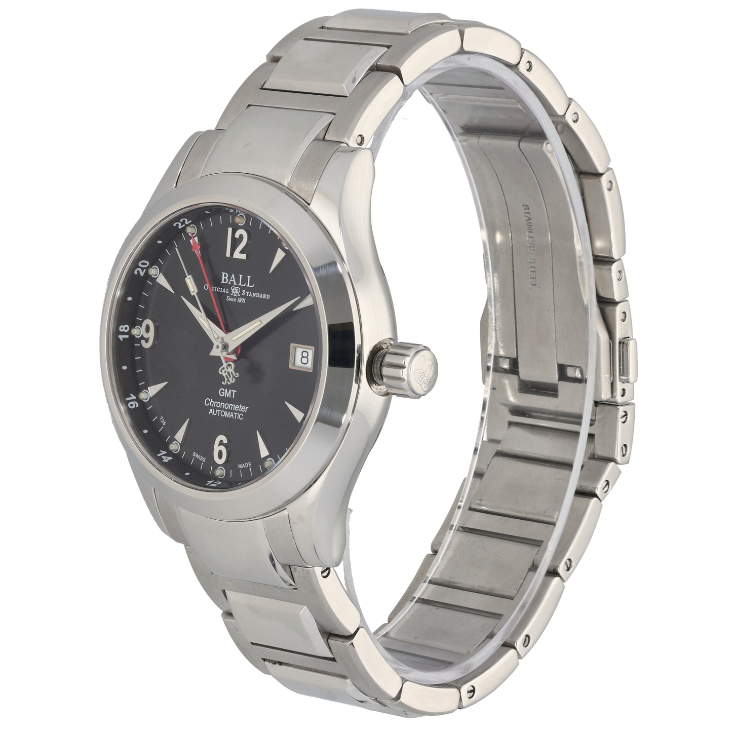 Ball Engineer II Ohio GMT GM1032C 40mm Stainless Steel Watch