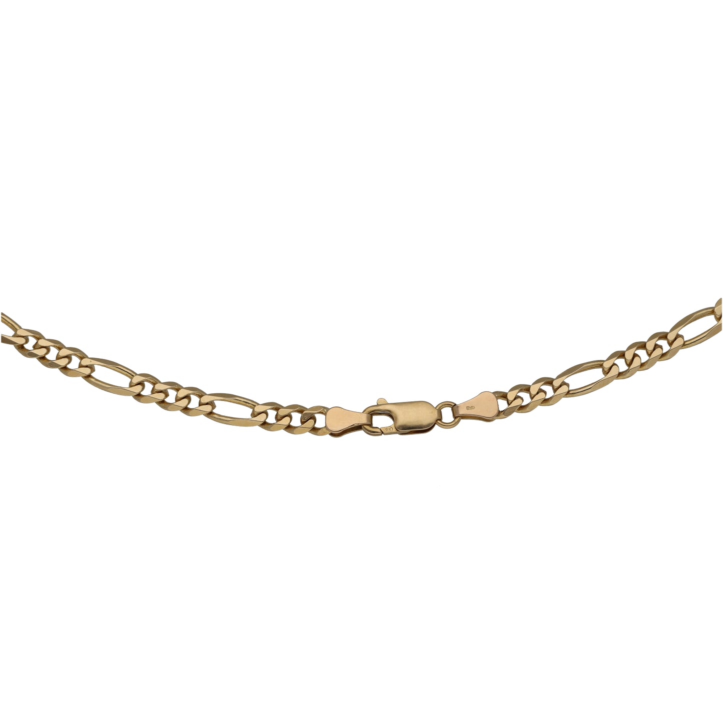 9ct Gold Figaro Chain 24"