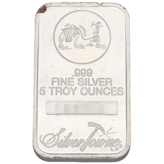 Fine Silver 5 OZ Bar