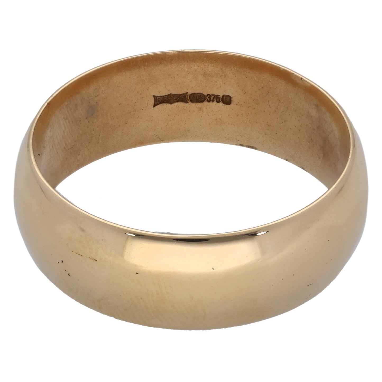 9ct Gold Plain Wedding Ring Size Z+1