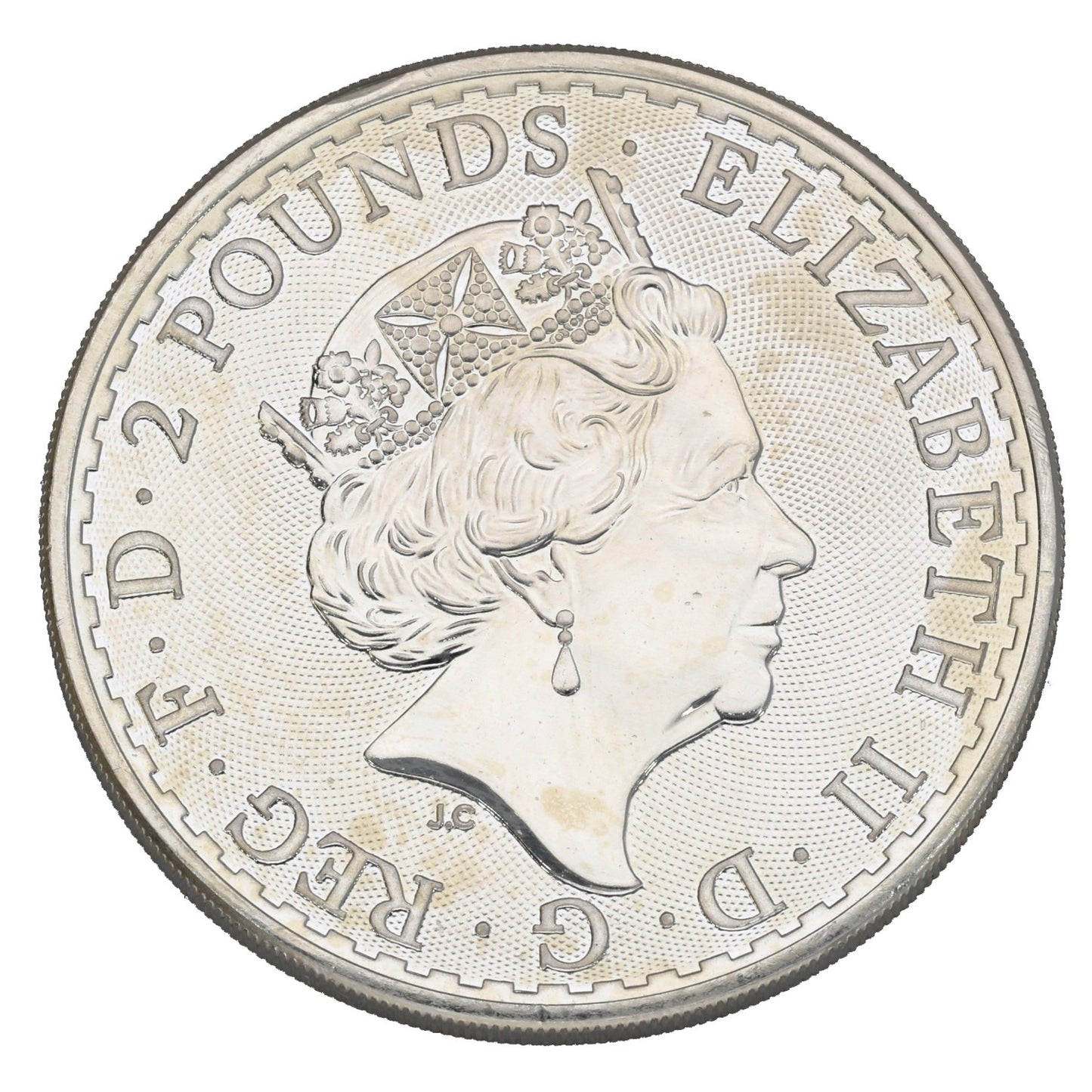 Fine Silver Queen Elizabeth II 1 OZ Britannia Coin 2021