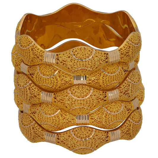 14ct Gold Set of Bangles