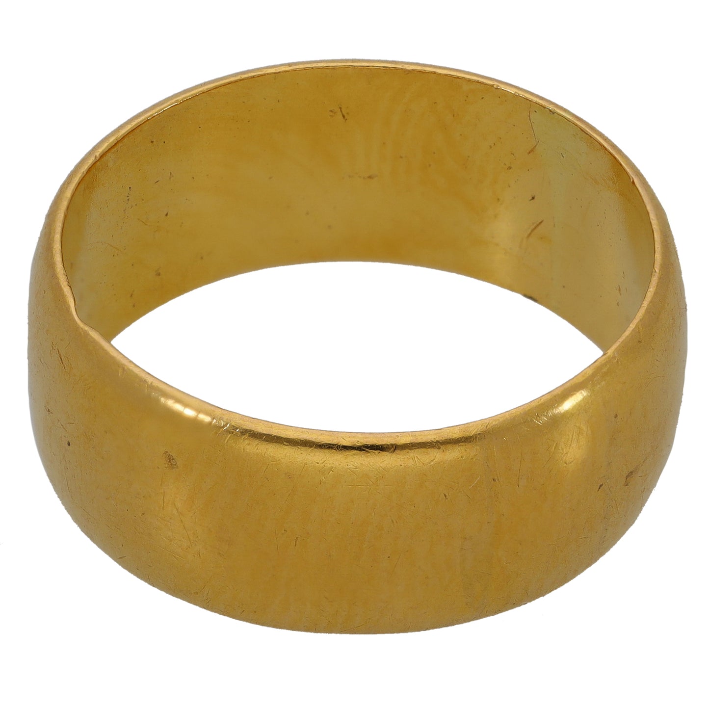 22ct Gold Plain Wedding Ring Size M