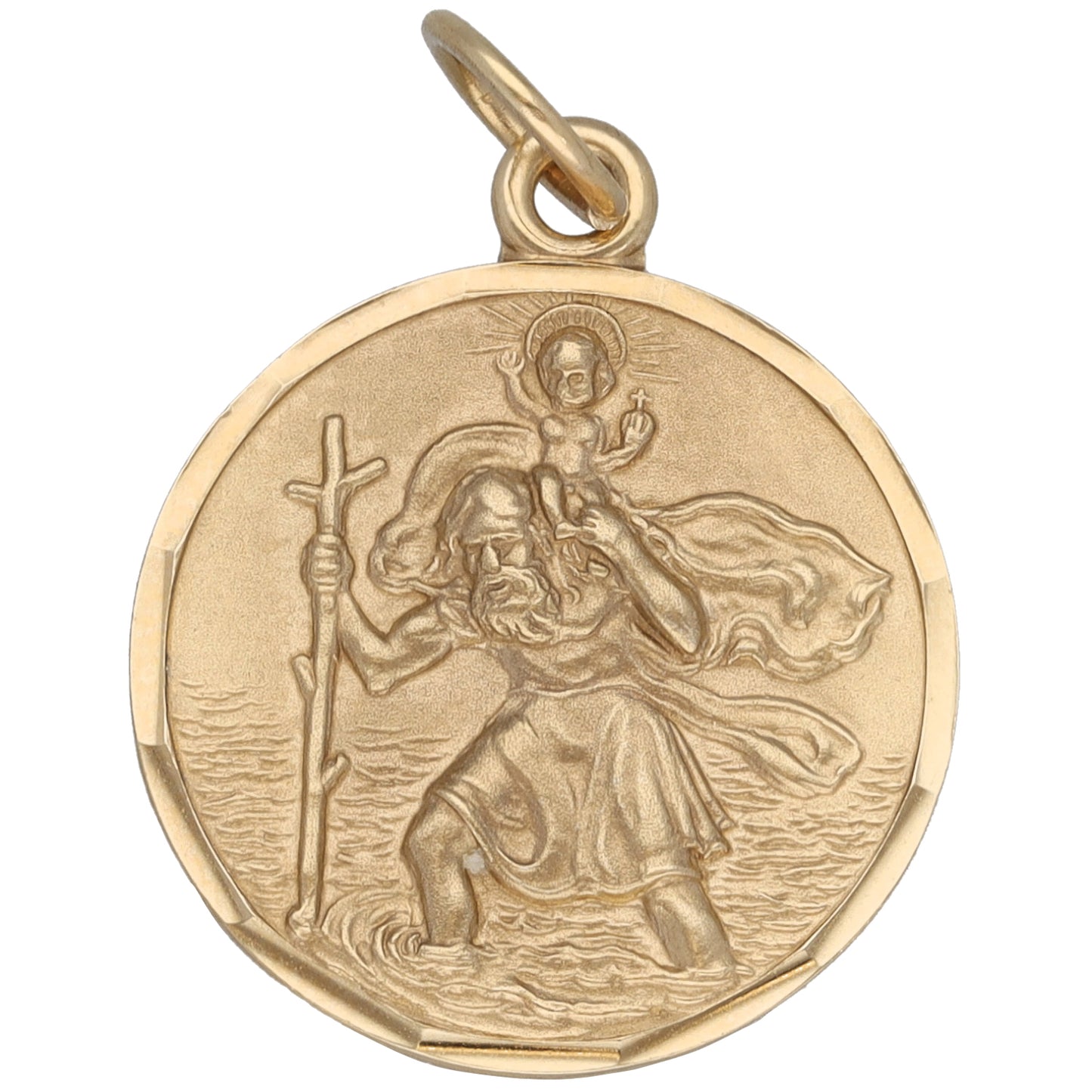 9ct Gold St Christopher Pendant