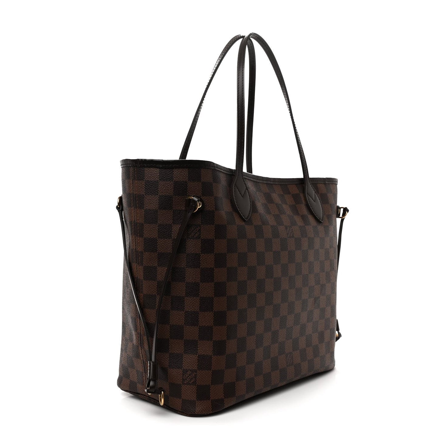 Louis Vuitton Neverfull MM Tote Damier Ebene Coated Canvas Bag - Brown