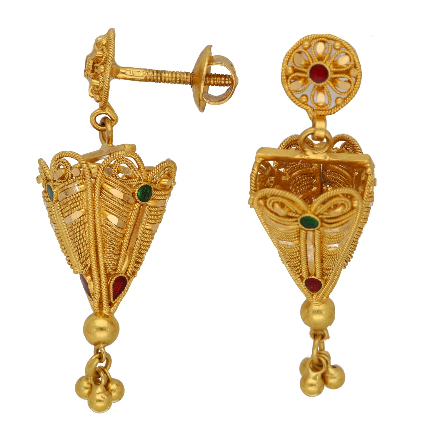 22ct Gold Drop Earrings