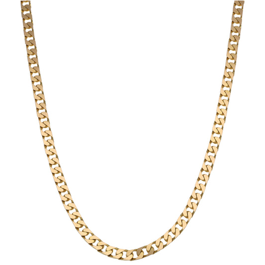 9ct Gold Curb Chain 20"