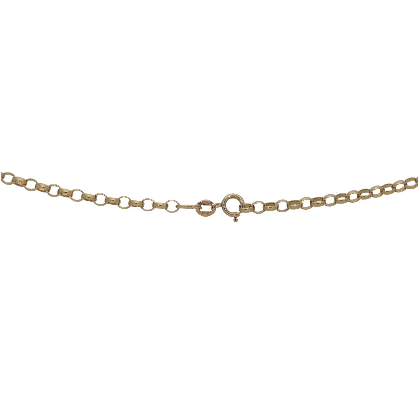 9ct Gold Belcher Chain 22"