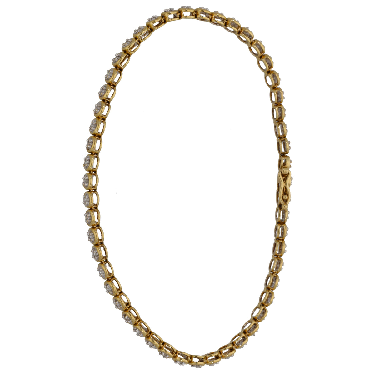 9ct Gold 0.51ct Diamond Line/Tennis Bracelet