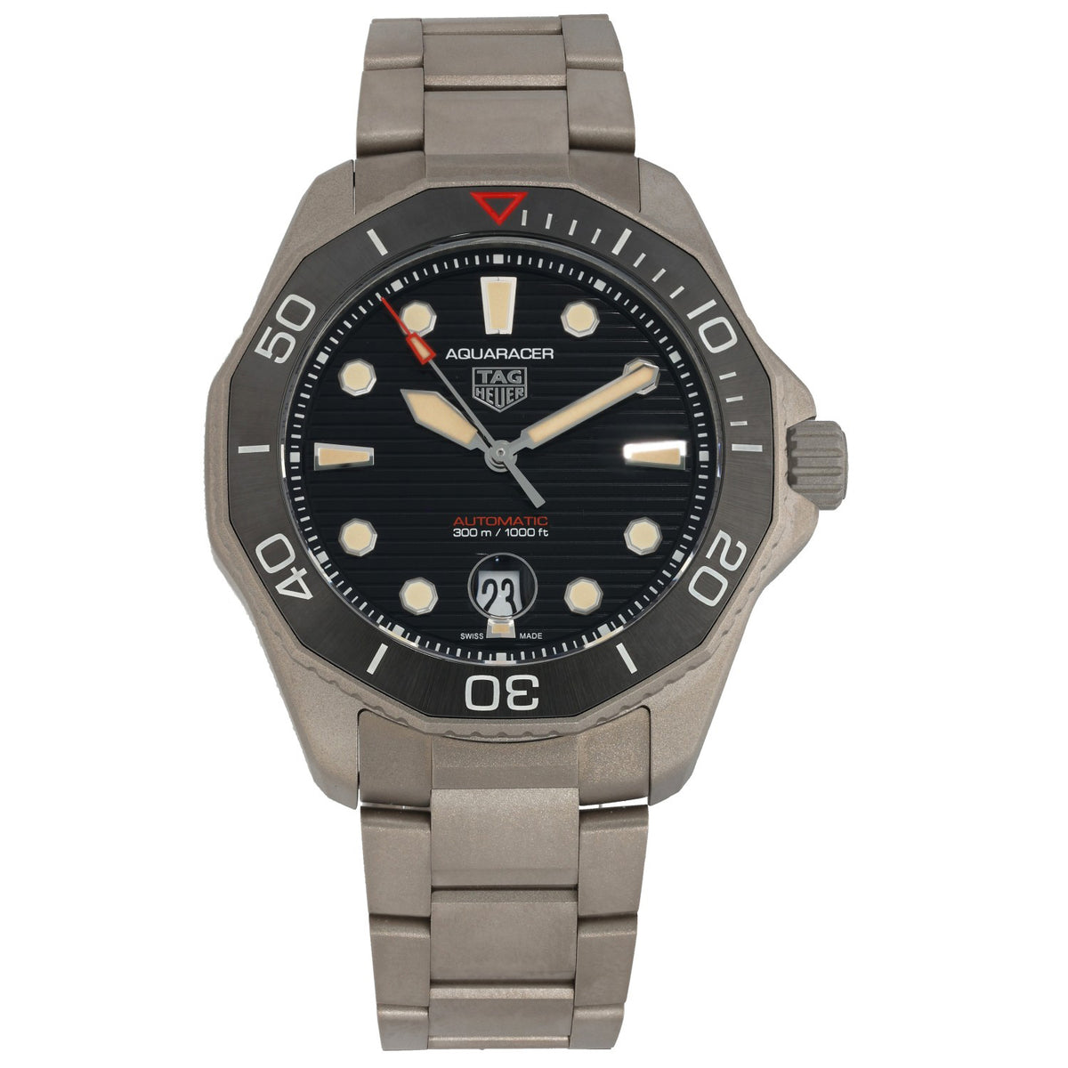 Tag Heuer Aquaracer WBP208D 43mm Titanium Watch