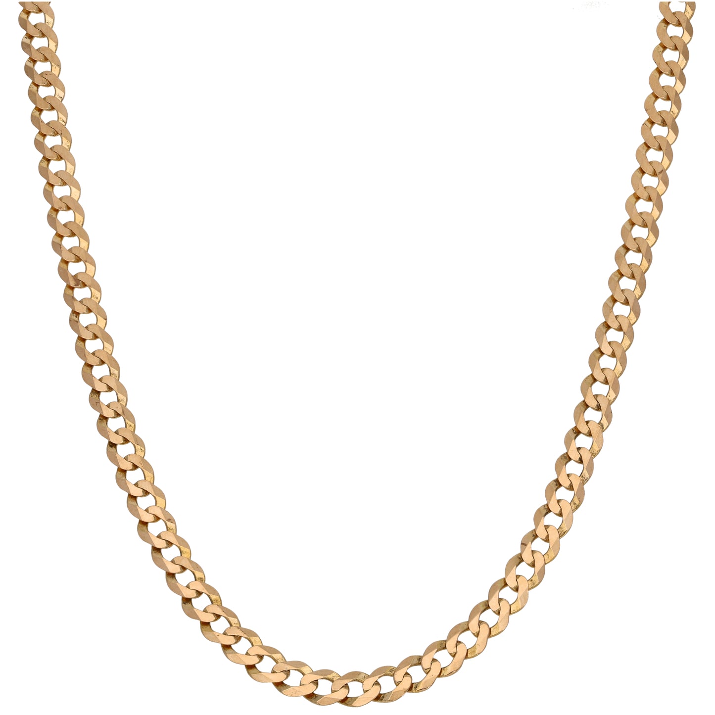 9ct Gold Curb Chain 20"