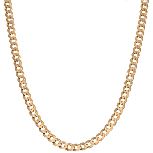 9ct Gold Curb Chain 20"