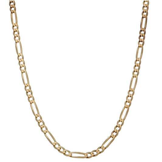 9ct Gold Figaro Chain 20"